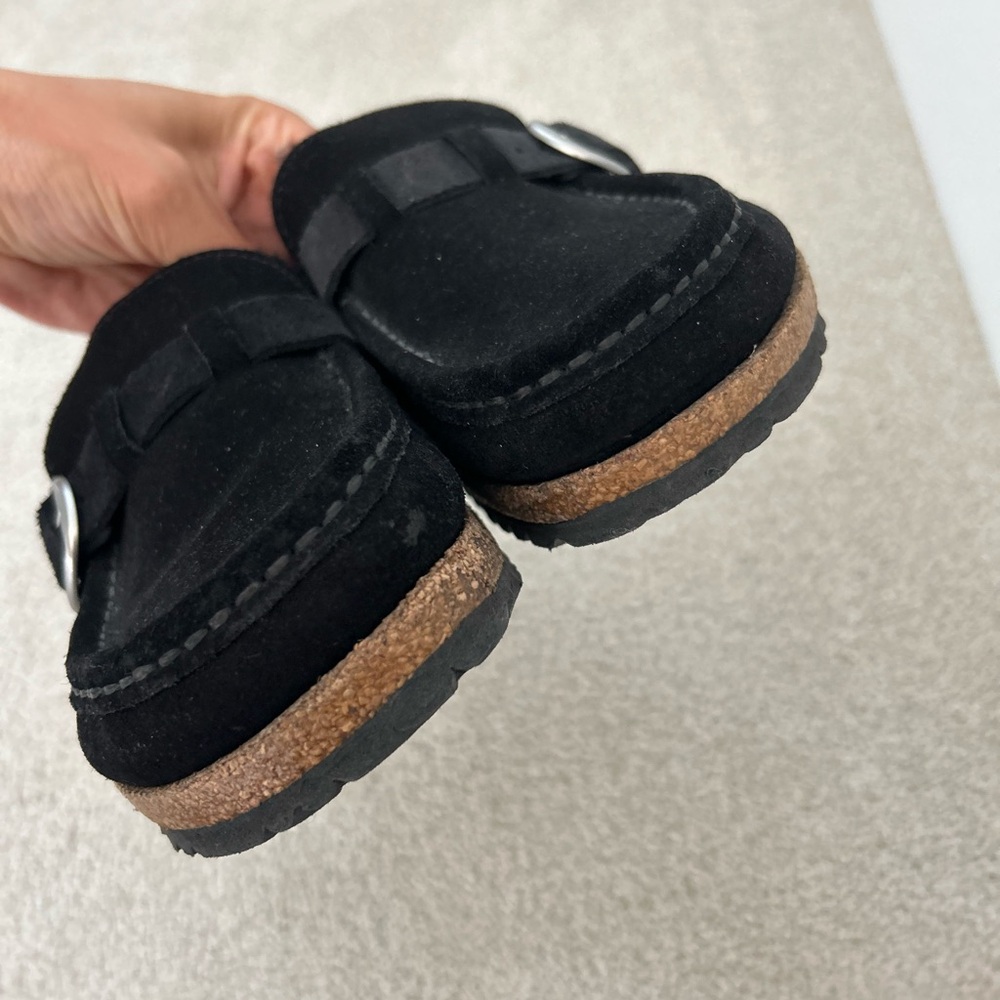Birkenstock Black Suede Women's Shoes - Picture 8 of 9